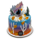 Icing Sisters Theme Cake Freed's Bakery 7" Round (Serves 8-10) Vanilla Cake & Bavarian Cream Buttercream