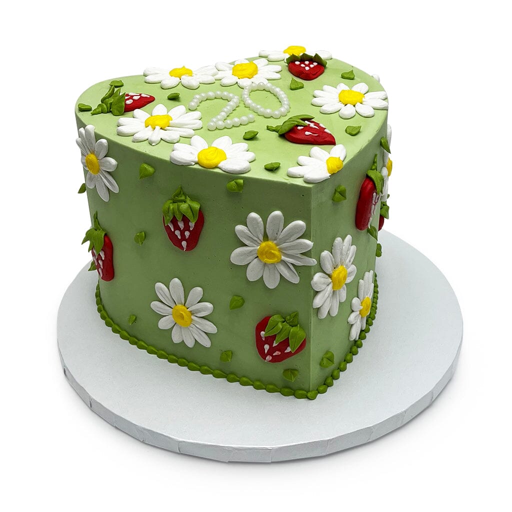Berry Floral Theme Cake Freed's Bakery 