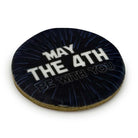 The Force Cookie Cutout Cookie Freed's Bakery Six May the 4th Text Only Yes - Individually Bag Cookies