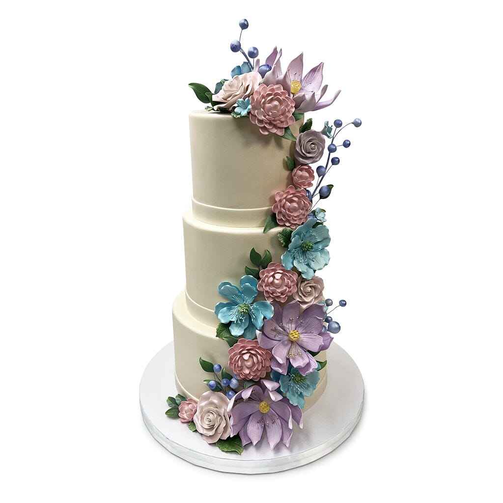 Fairytale Floral Wedding Cake Freed's Bakery 
