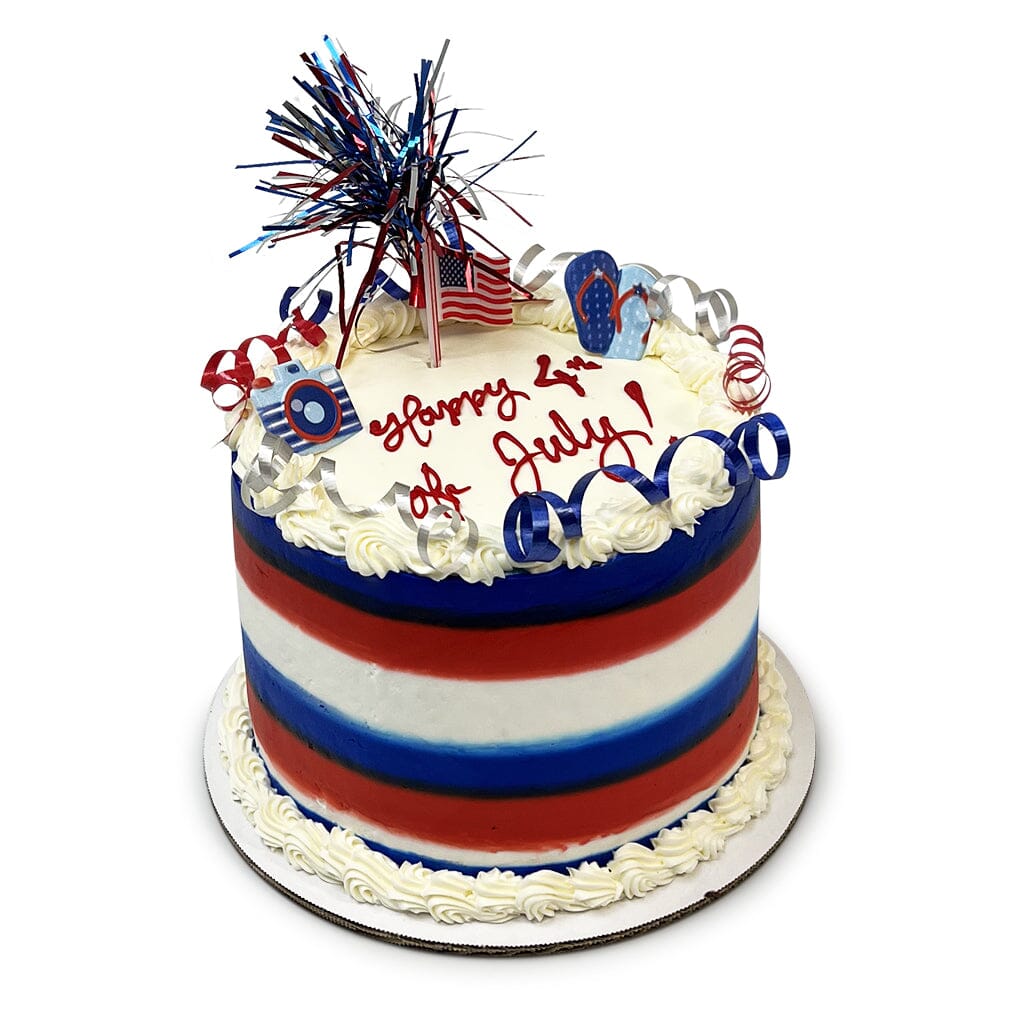 Sweet Stripes Theme Cake Freed's Bakery 