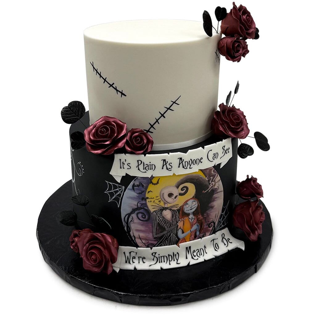 Love and Nightmares Wedding Cake Freed's Bakery 