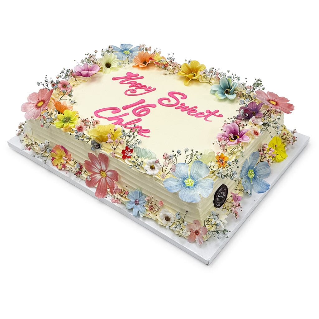 Blooming Cake Theme Cake Freed's Bakery 