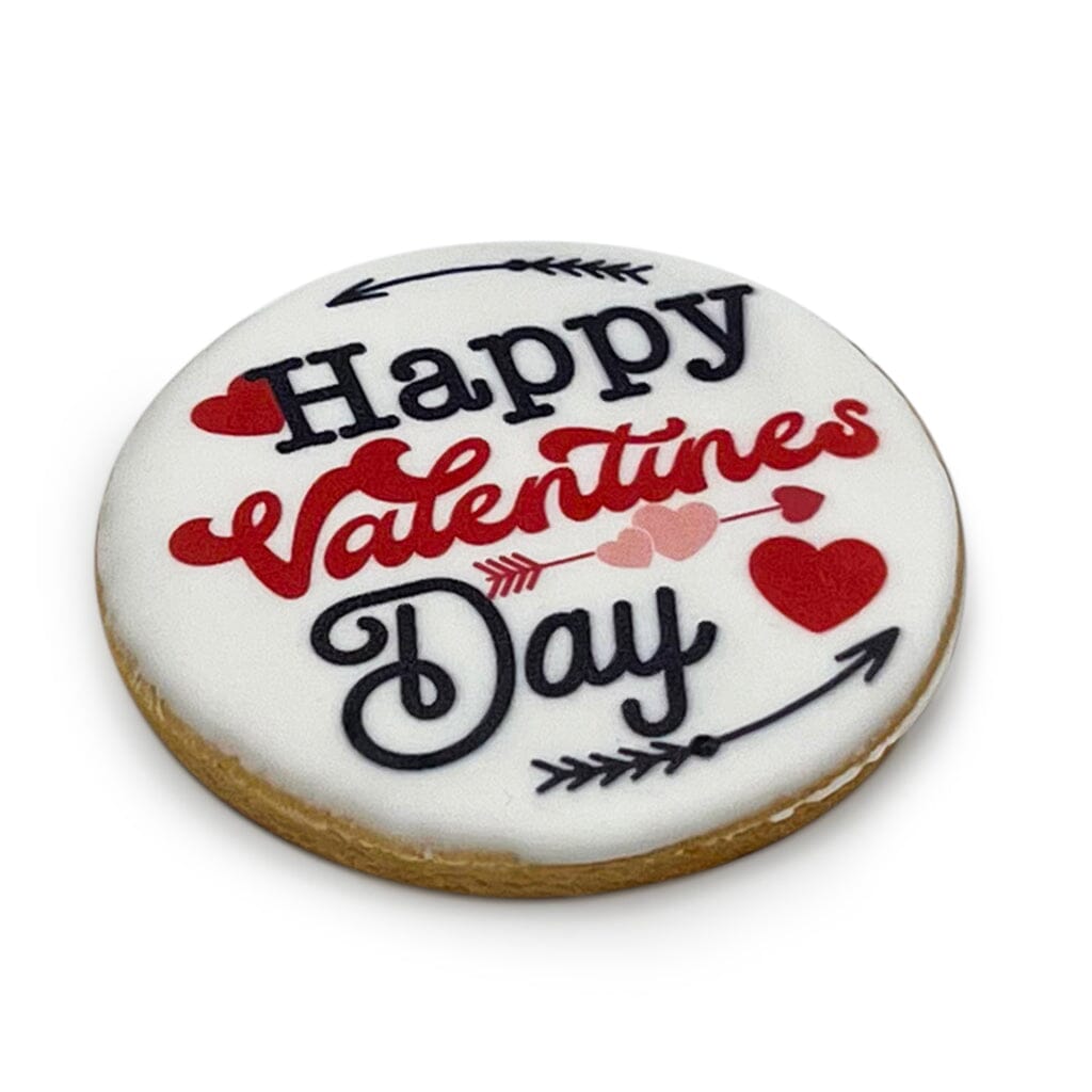 Love Cookies Cutout Cookie Freed's Bakery Four No - Do Not Individually Bag Cookies "Happy Valentine's Day" Only