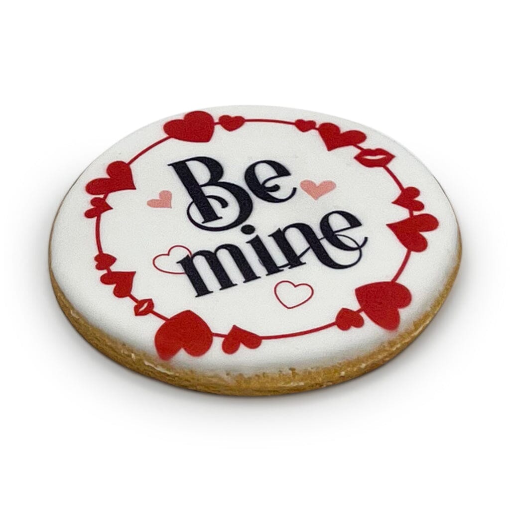 Love Cookies Cutout Cookie Freed's Bakery Four No - Do Not Individually Bag Cookies "Be Mine" Only