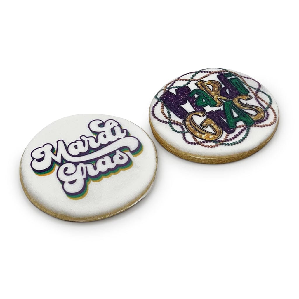 Mardi Gras Cookies Cutout Cookie Freed's Bakery Four No - Do Not Individually Bag Cookies All Designs
