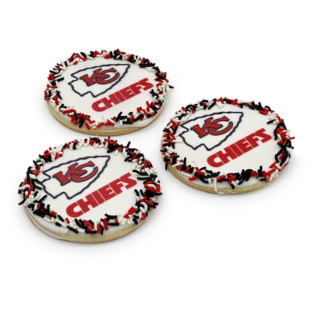Big Game Cookies Cutout Cookie Freed's Bakery Six Chiefs No - Do Not Individually Bag Cookies
