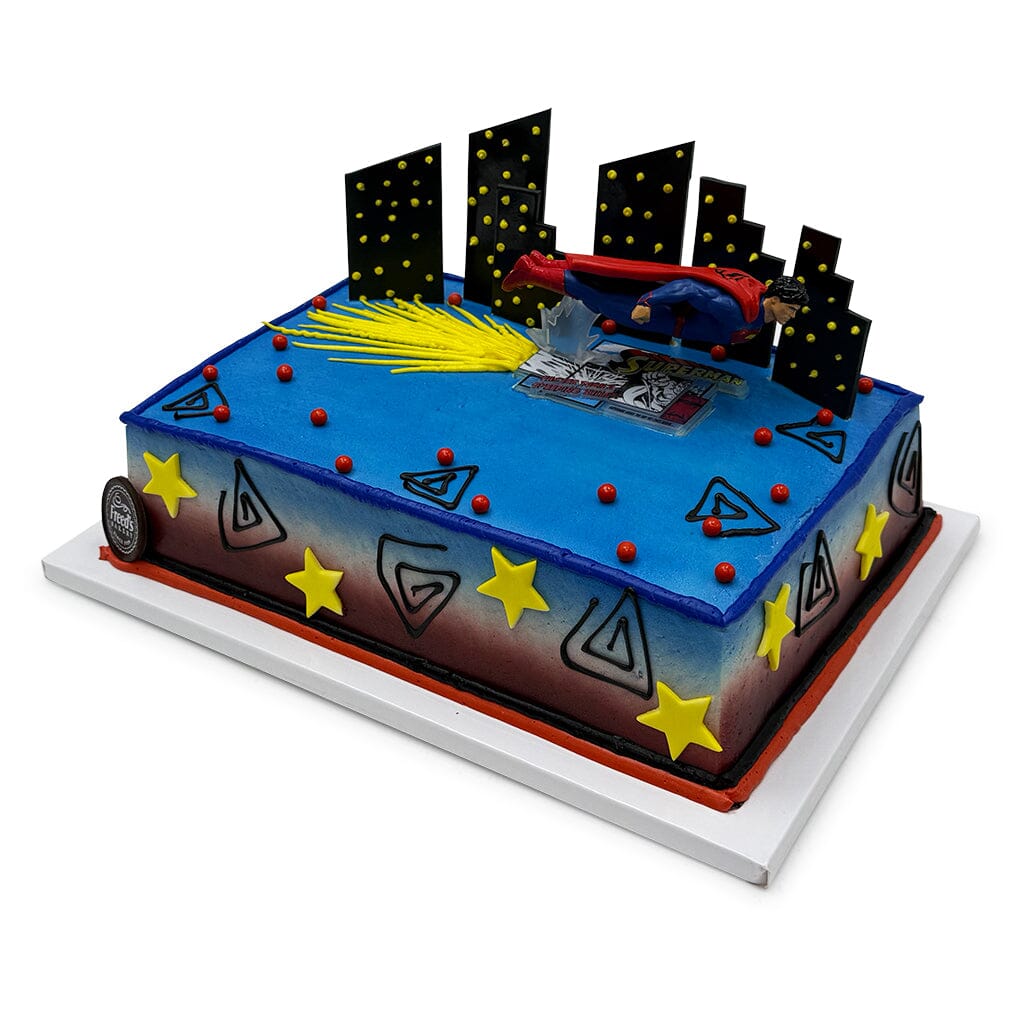 Its Superman Theme Cake Freed's Bakery 