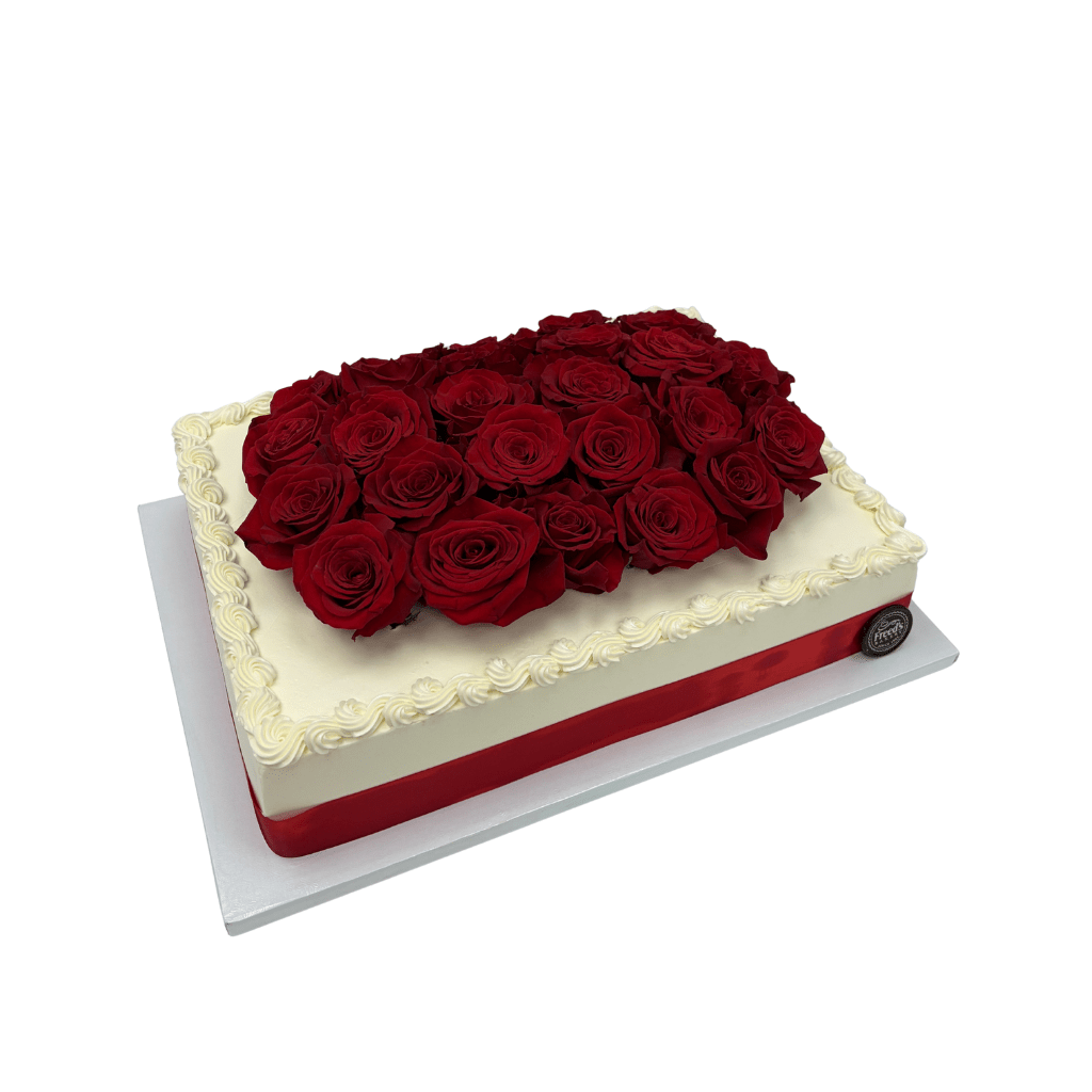 Lovely Roses Birthday Cake Theme Cake Freed's Bakery 