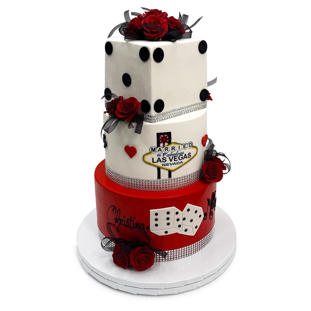 Viva Las Vegas Wedding Cake Freed's Bakery 