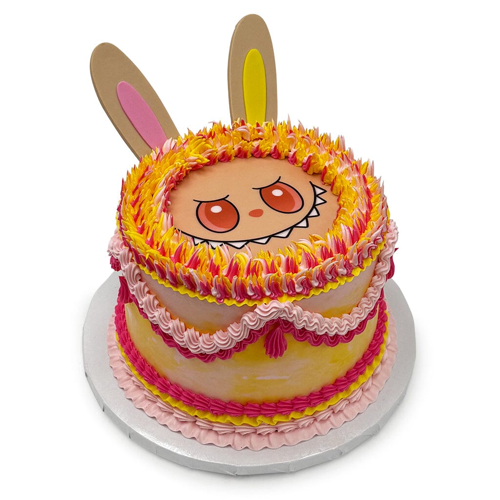 Labubu Birthday Cake with Ruffles – Freed's Bakery