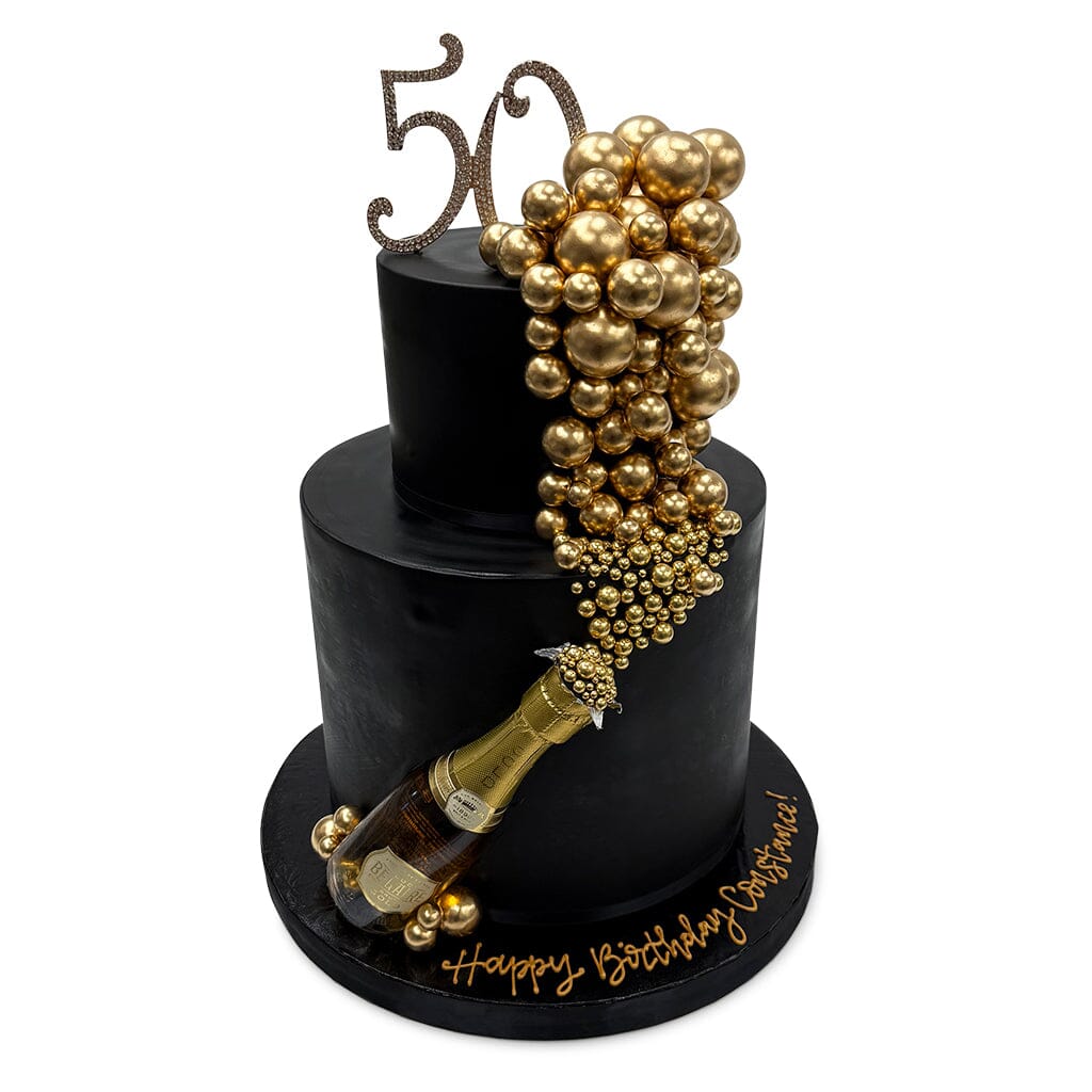 Golden Toast Wedding Cake Freed's Bakery 