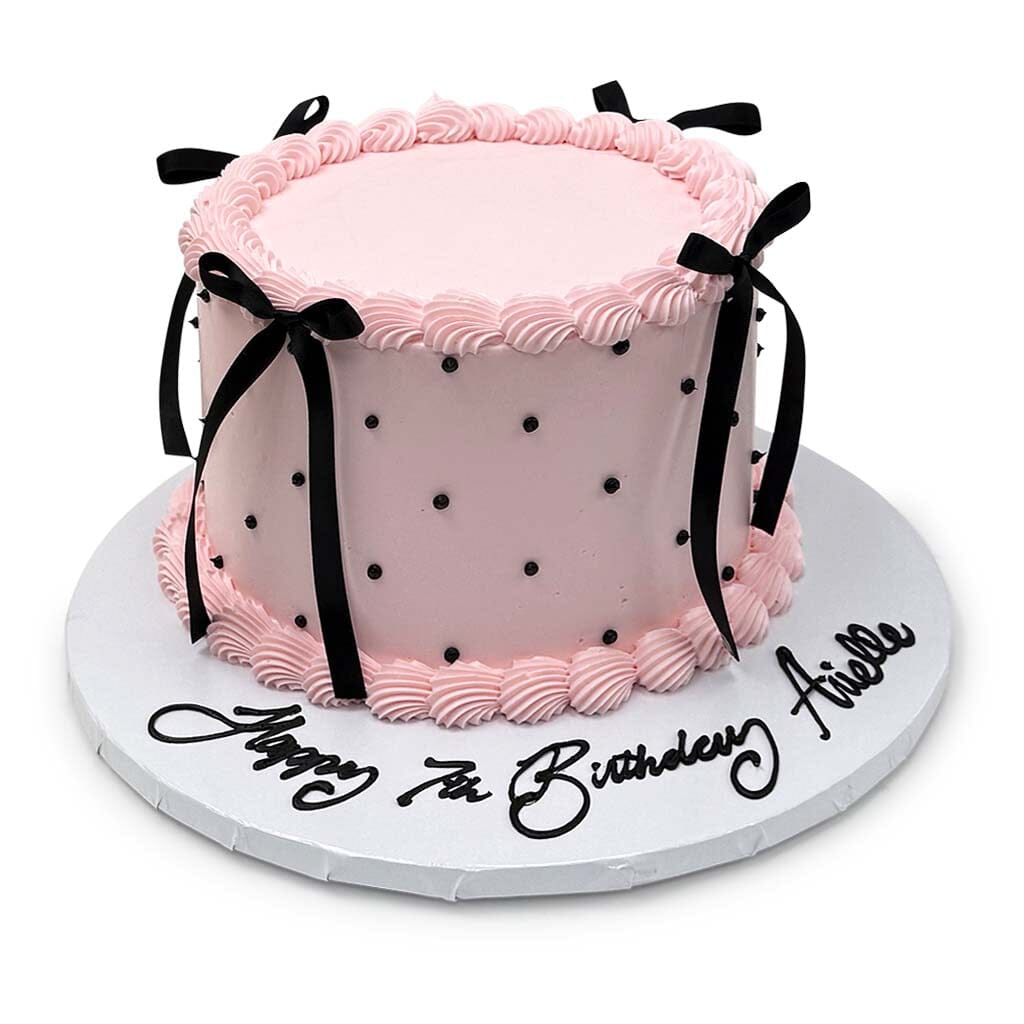 Polka Dot Darling Theme Cake Freed's Bakery 