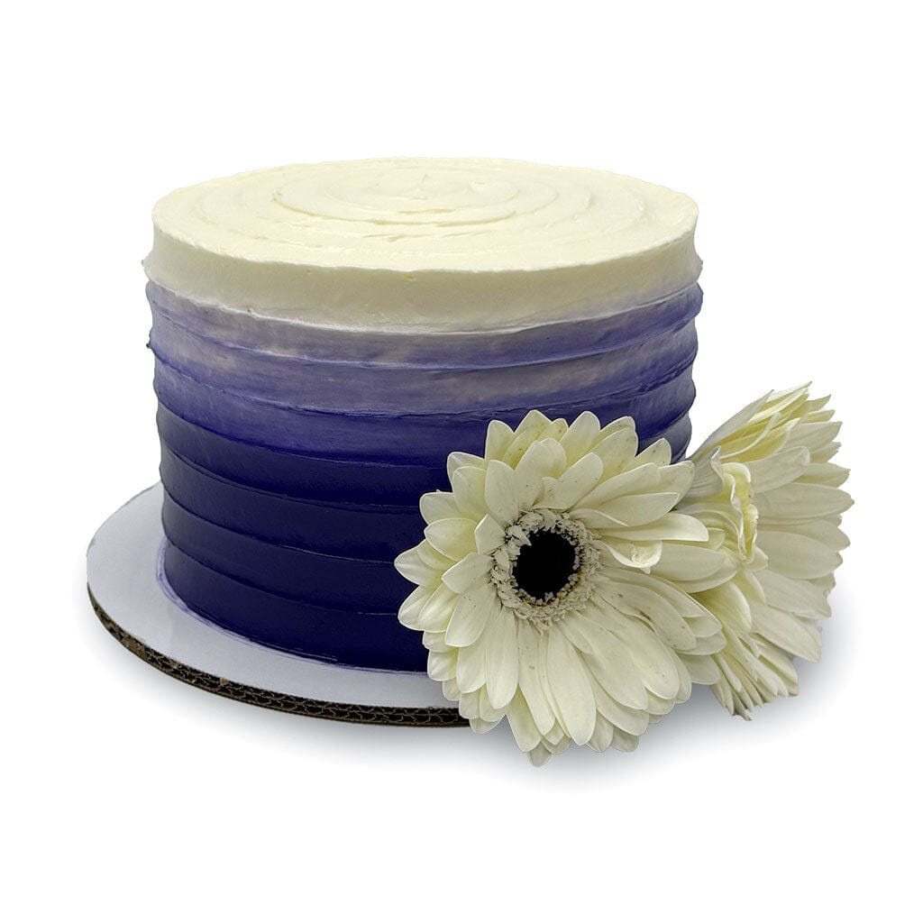 Purple Ombre Daisy Birthday Cake Theme Cake Freed's Bakery 