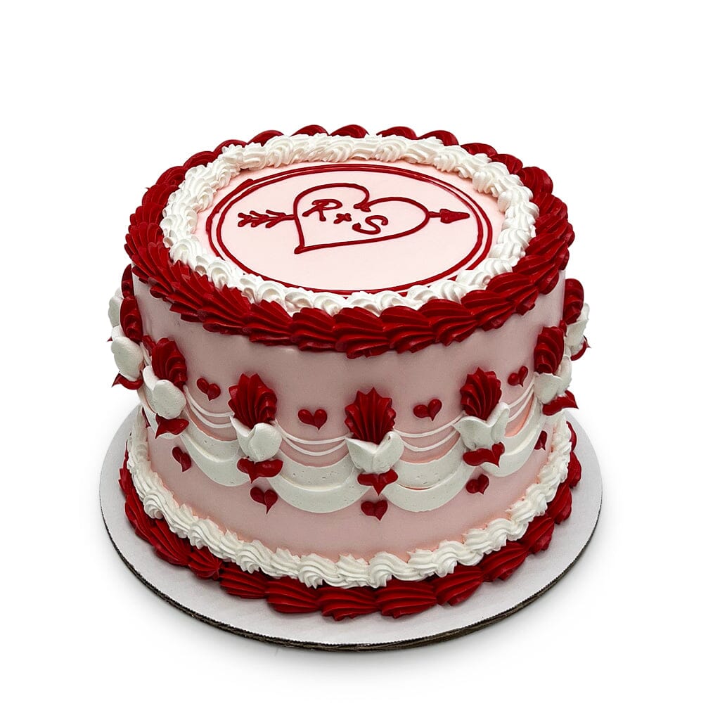 Red Romance Theme Cake Freed's Bakery 