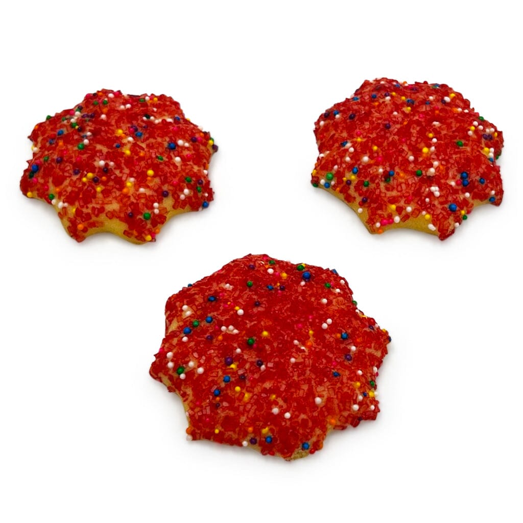 Santa's Party Crystal Butter Cookies Cookie Freed's Bakery 