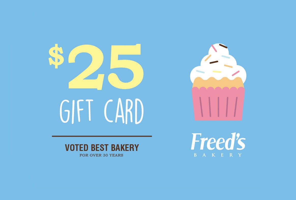 Donation Gift Card Voucher Gift Card Freed's Bakery 