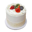 World Famous Strawberry Shortcake, 7-Inch Round Dessert Cake Freed's Bakery 