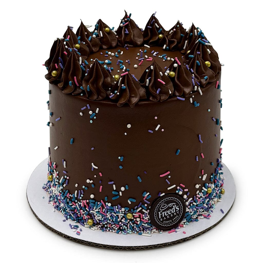 Sprinkled Chocolate Bliss Theme Cake Freed's Bakery 