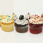$1.50 Cupcake Promo Special Promotion Freed's Bakery 6 Cupcakes Assortment of All Three Flavors 