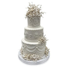 Timeless Regal Flowers Wedding Cake Freed's Bakery 