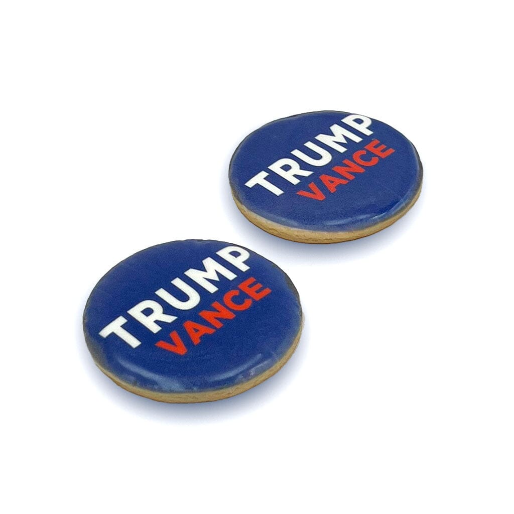 Candidate Cookie (2024) Cutout Cookie Freed's Bakery Six Trump Vance Yes - Individually Bag Cookies