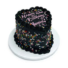 Black Rainbow Heart Theme Cake Freed's Bakery 