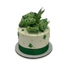 Shamrocks and Ribbon Theme Cake Freed's Bakery 