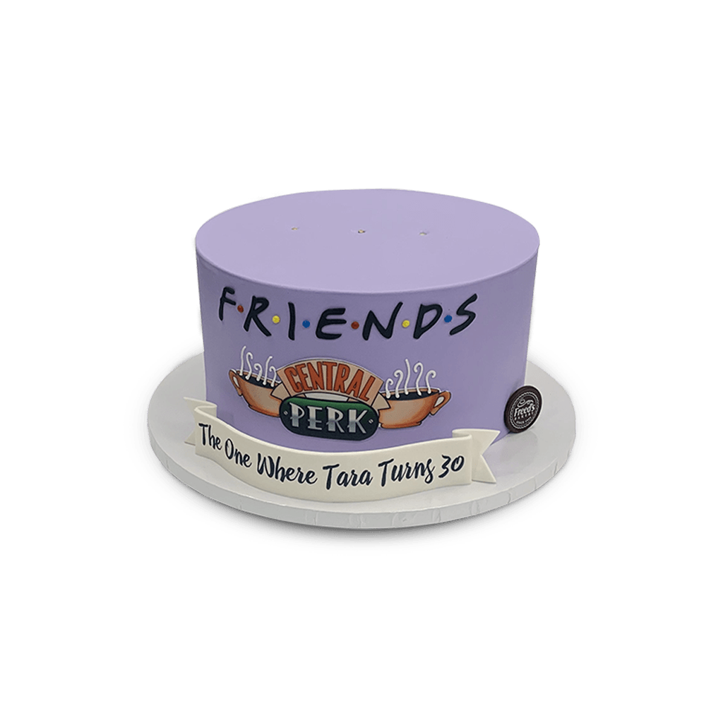 The One Where They Eat Cake Theme Cake Freed's Bakery 