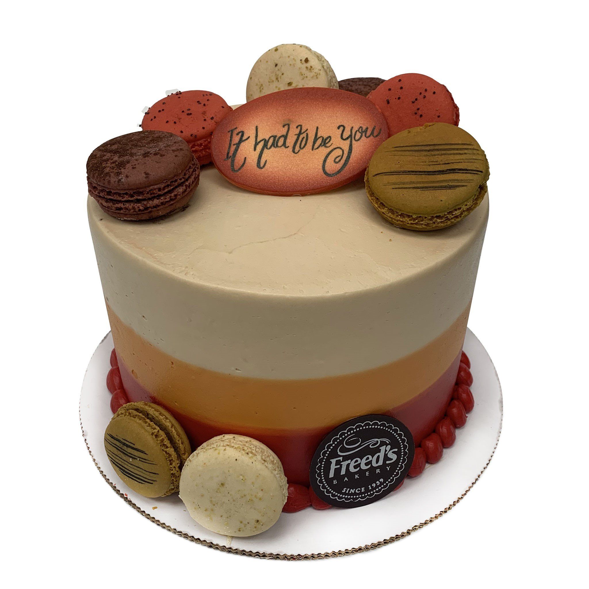 Autumn Macarons Cake Freed's Bakery 