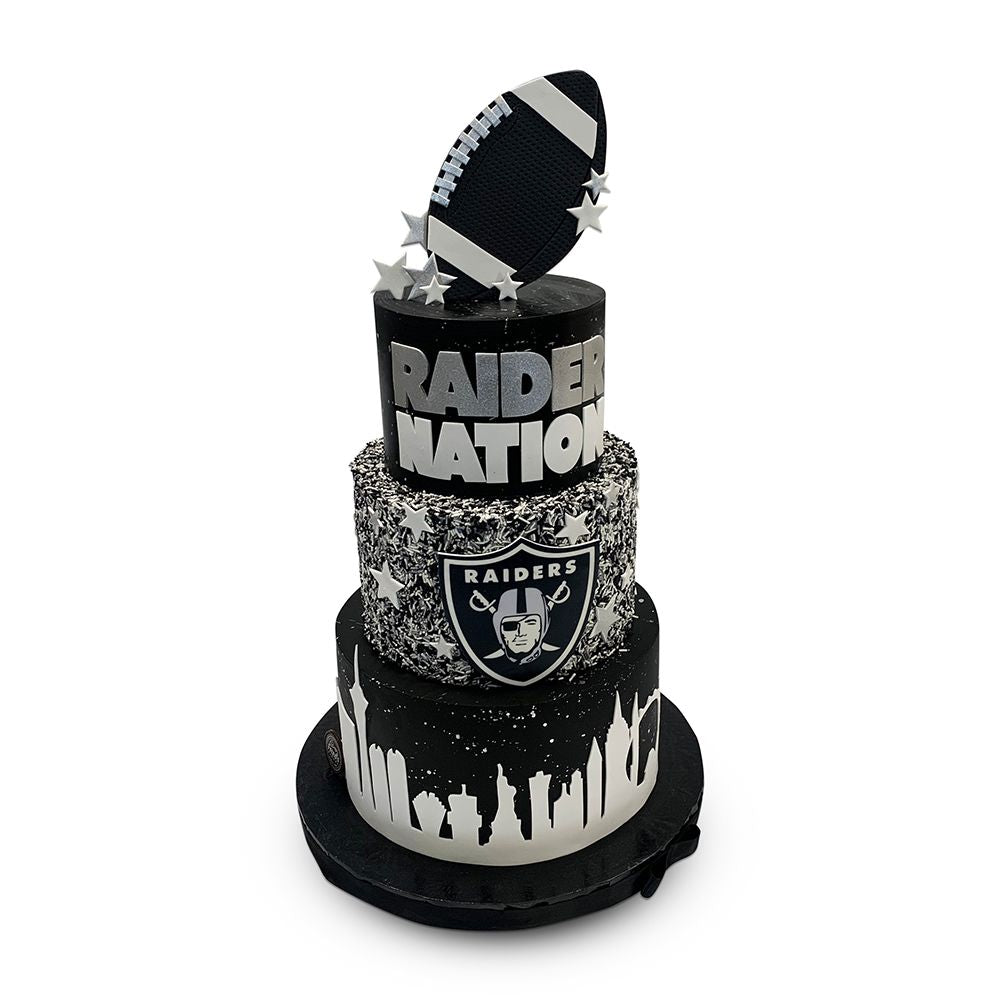 Touchdown Raiders! Wedding Cake Freed's Bakery 