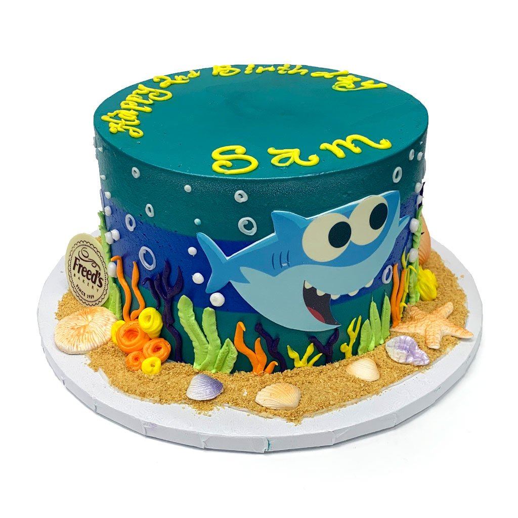 Baby Shark Theme Cake Freed's Bakery 
