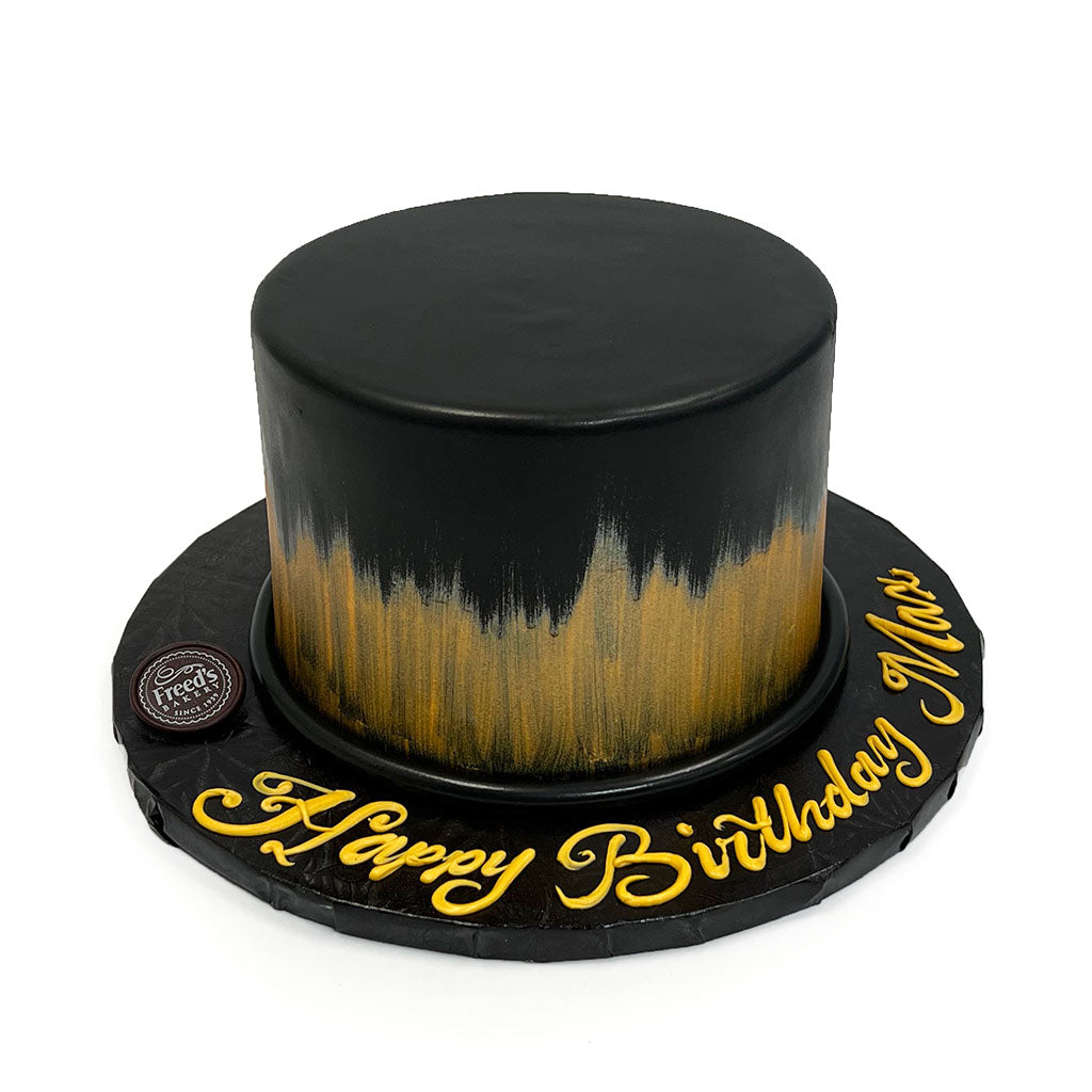 Black Gold Vegas Cake Theme Cake Freed's Bakery 