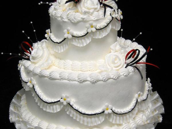 Black Tie Affair Wedding Cake Freed's Bakery 