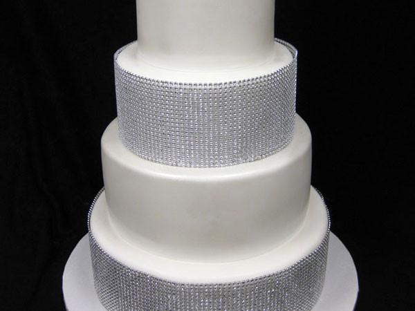 Bling Romance Wedding Cake Freed's Bakery 