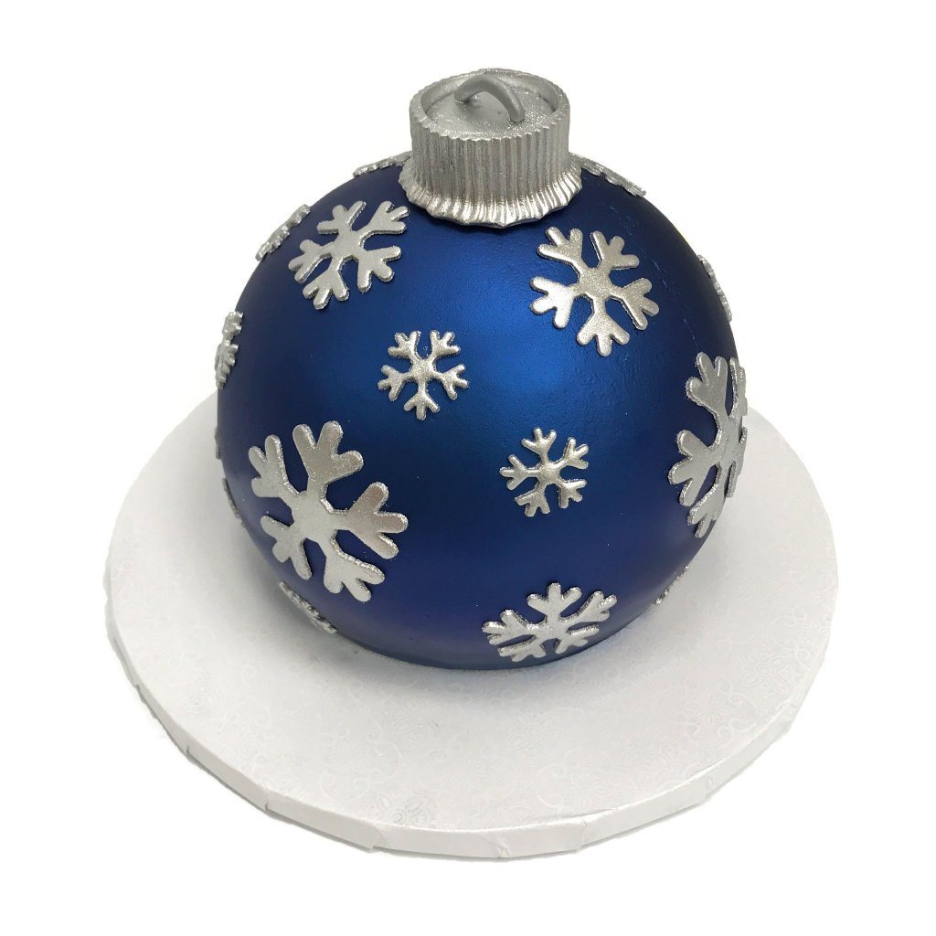 Blue and Silver Ornament Holiday Item Freed's Bakery 
