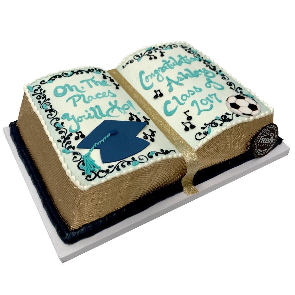 Book Worm Theme Cake Freed's Bakery 