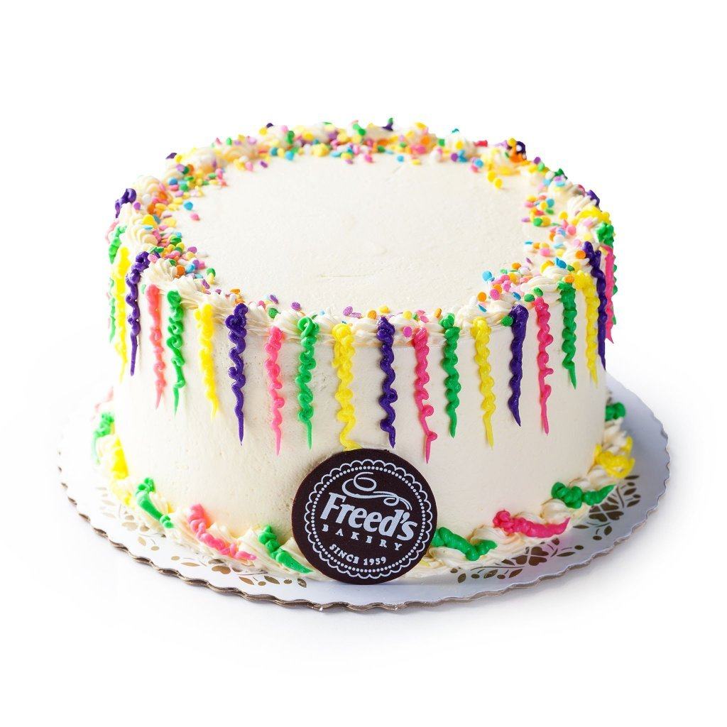 Bright Confetti Cake Freed's Bakery 