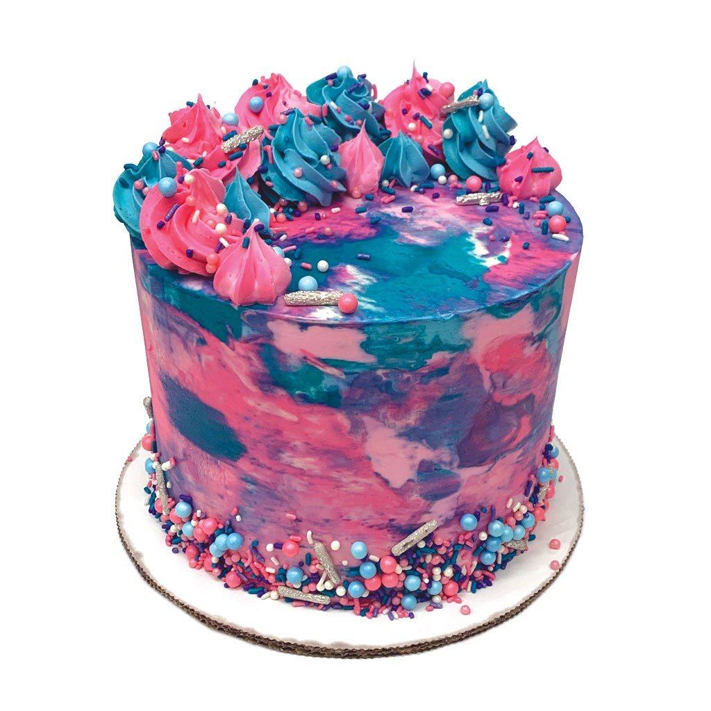 Bubble Gum Swirls Theme Cake Freed's Bakery 