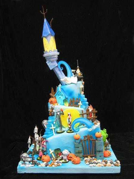 Cake Before the Nightmare Theme Cake Freed's Bakery 