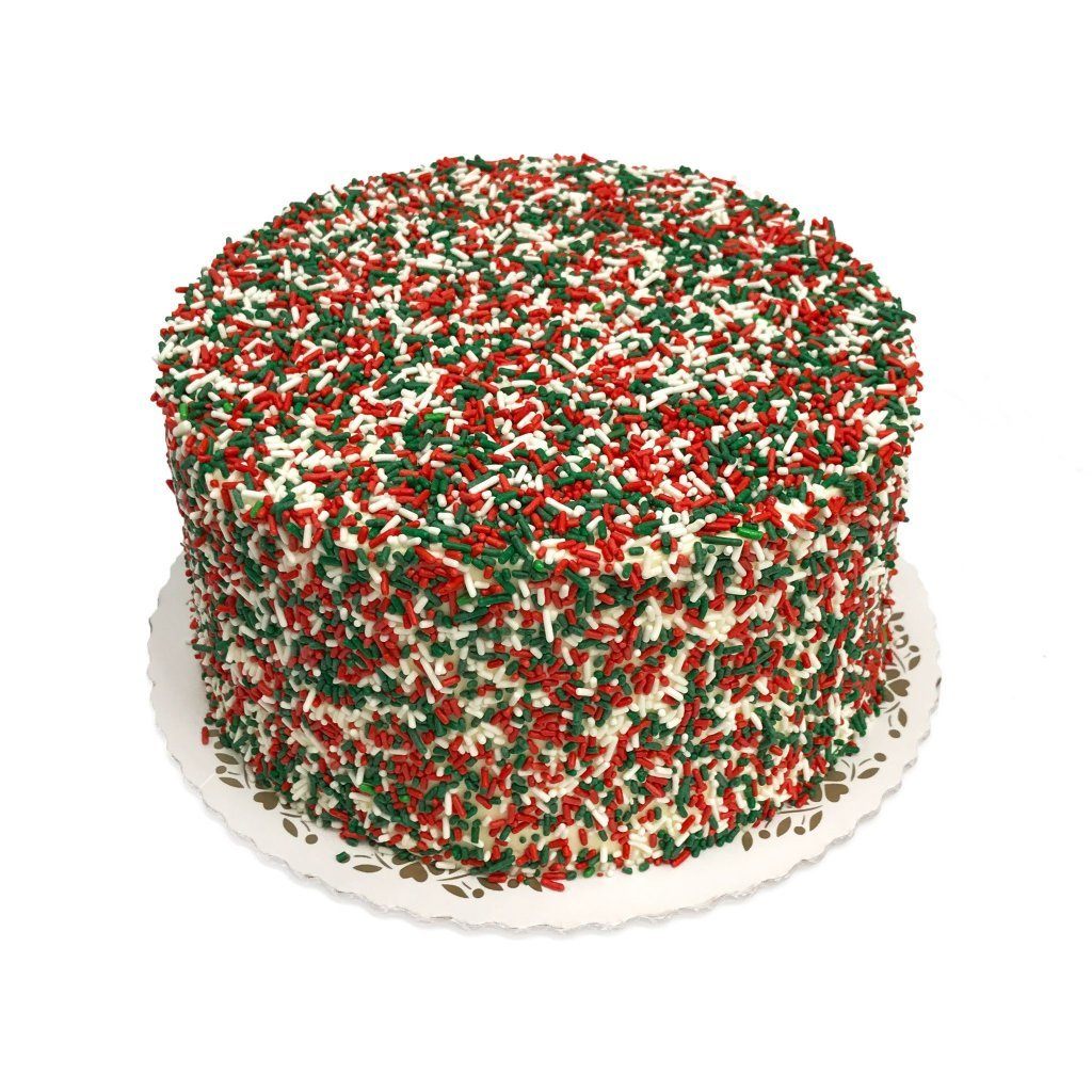 Christmas Candy Cake Theme Cake Freed's Bakery 