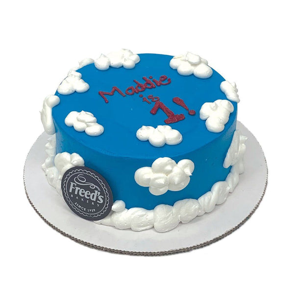 Blue 4 Smash Cake  HollywoodBakedGoods