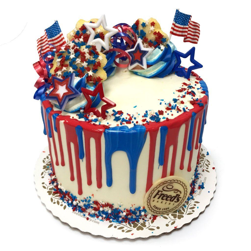 These Colors Don't Run Theme Cake Freed's Bakery 