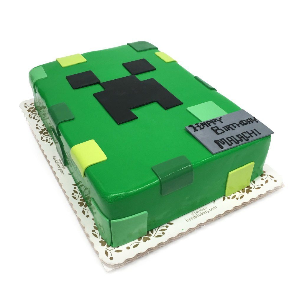 Creeper Birthday Cake – Freed's Bakery