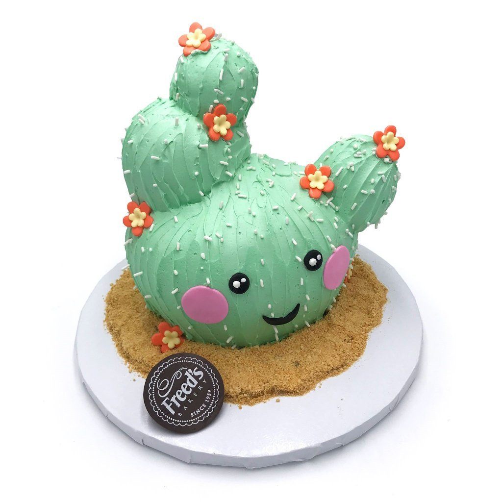 Cutie Cactus Theme Cake Freed's Bakery 
