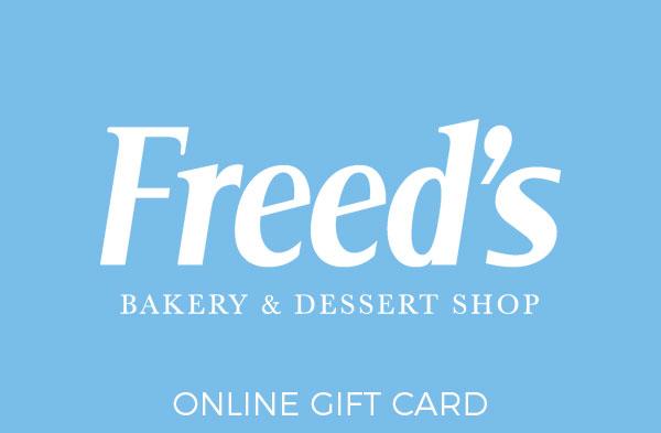 Gift Card Gift Card Freed's Bakery 