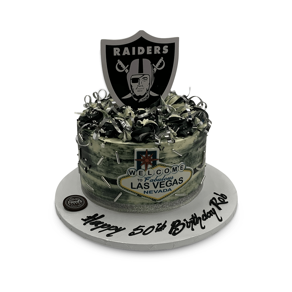 Las Vegas Football Theme Cake Freed's Bakery 