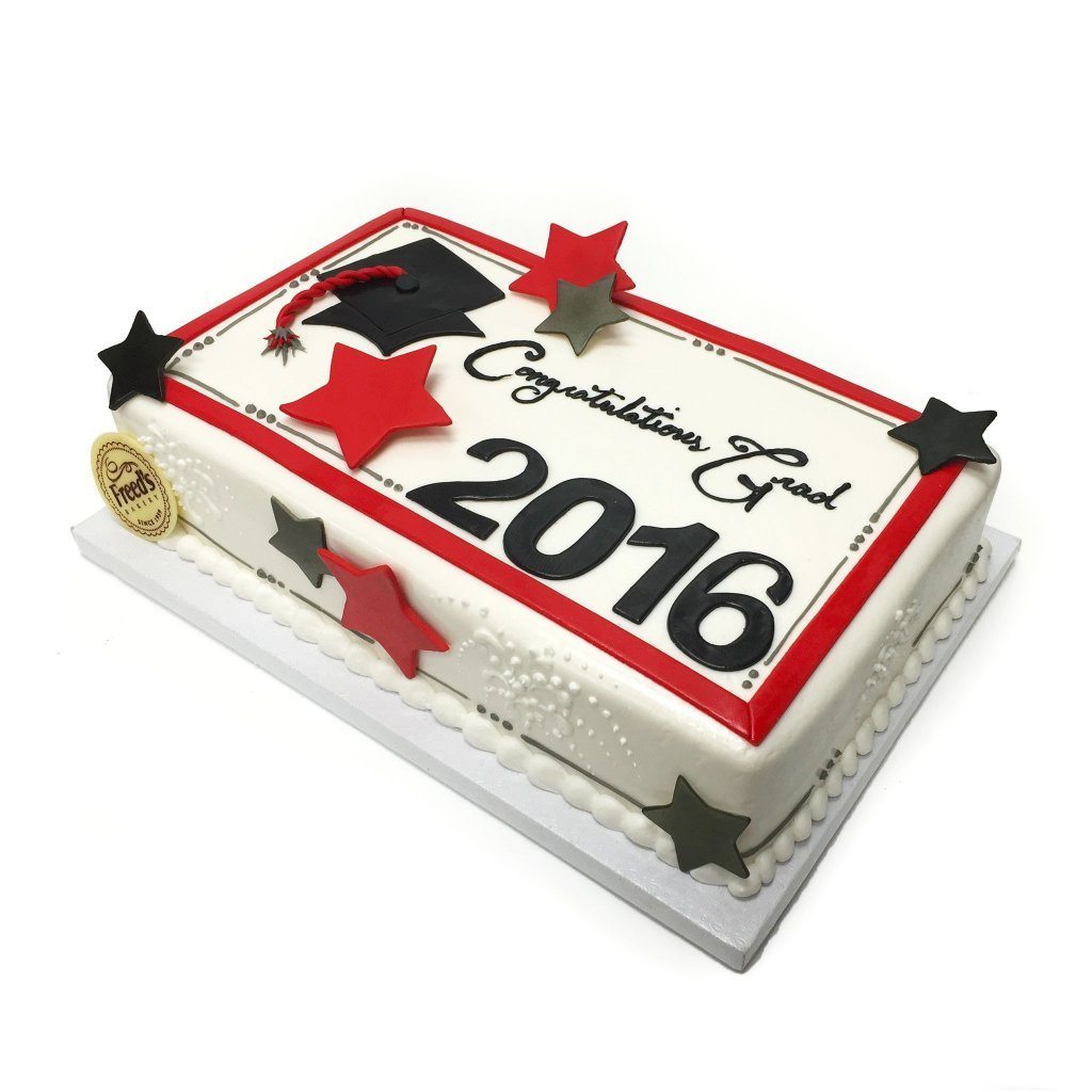 Graduate Celebration Theme Cake Freed's Bakery 