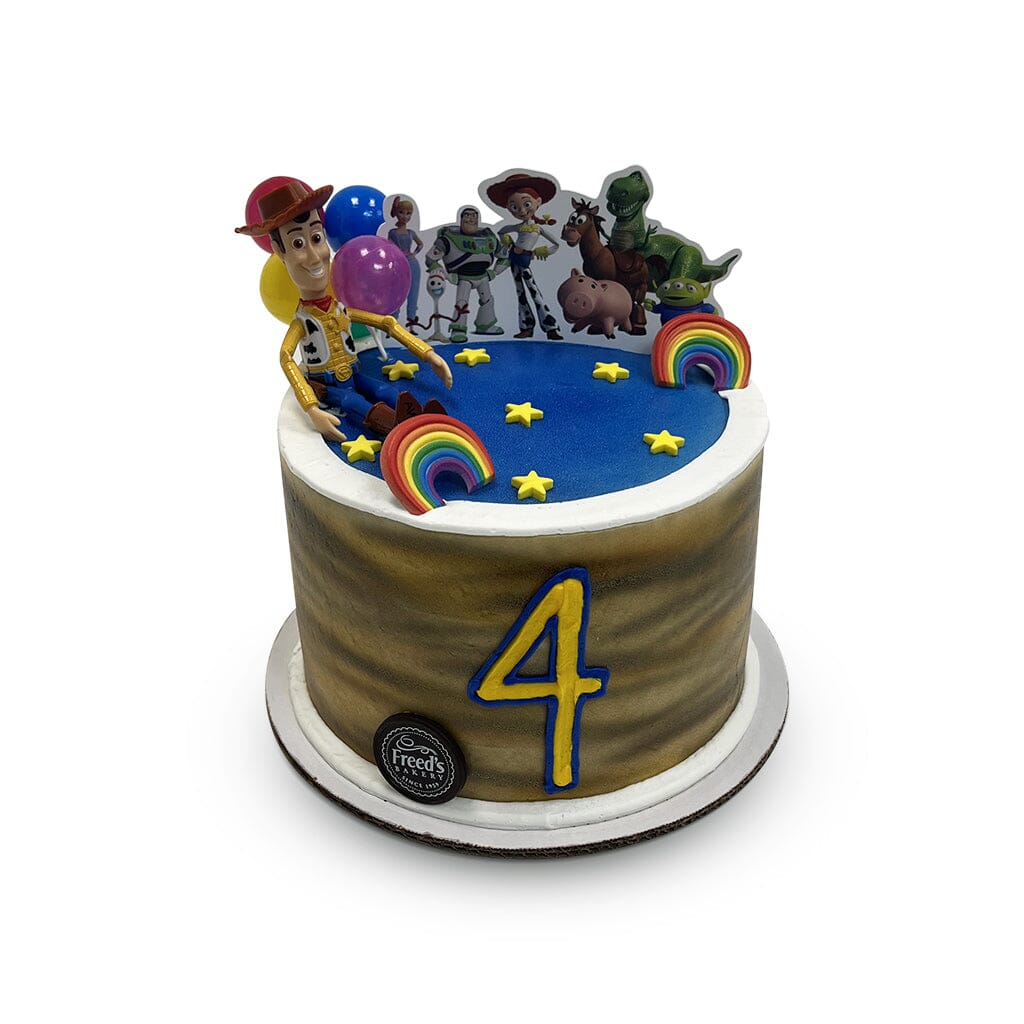 Howdy, Partner! Theme Cake Freed's Bakery 7" Round (Serves 8-10) Vanilla Cake w/ Bavarian Cream 