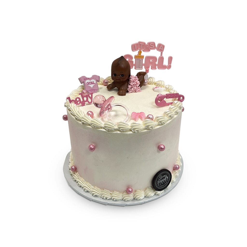It's A Girl Theme Cake Freed's Bakery 